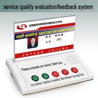 buttons type customer feedback system terminal