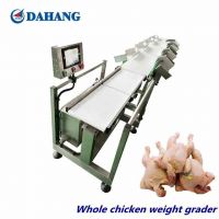 Poultry / whole chicken weighing grading sorting machine/ Weight grader