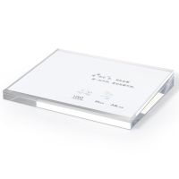 High quality beveled A5 acrylic price tag holder for tablet pc display 
