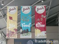 customized decorative outdoor advertising banner flags