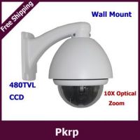 Waterproof Outdoor Mini Speed Dome Mini PTZ Camera CCTV 10X Optical Zoom 480TVL