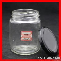240ml round glass jars for canning with metal lid