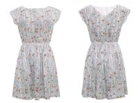 Girl's evening Dress lady's summer flower printing dress Women's cotton grace style skirts