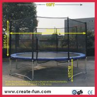 10ft round trampoline