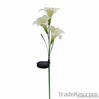 Solar Flower Garden Yard Stake Lamp