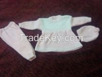 Baby girl sweater suit