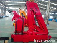 5 tons small hydraulic  folding boom truck crane