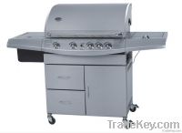 5 burner luxury stainless steel gas bbq grill