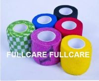 Latex or Latex Free Cotton-Nonwoven Cohesive Elastic Bandage