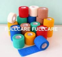 Latex or Latex Free Nonwoven Cohesive Elastic Bandage