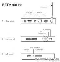 Android TV Box with keyboard, mouse and camera