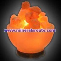 Bowl Shape Rock Salt Lamps From Pakistan
