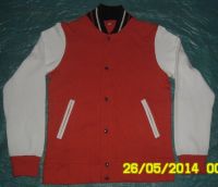 Mens brush cotton fleece jacket