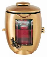 Bronze Candle Lamp With Decorations