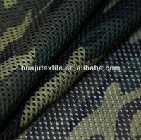 100% polyester printed mesh fabric 