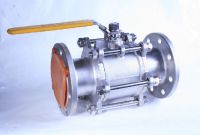 3pc flange ball valve From China