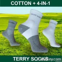 4-IN-1 TERRY SOCKS /DEODORIZATION SOCKS / ANTI-BACTERIA SOCKS