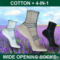 4-IN-1 WIDE OPENING SOCKS / DEODORANT SOCKS / FAR-INFRARED SOCKS