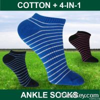 4-IN-1 ANKLE SOCKS /DEODORIZATION SOCKS / NEG ATIVE ION SOCKS