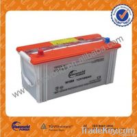 12V 100Ah rechargeable dry charged car battery