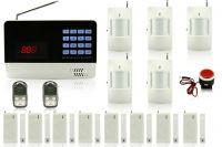 Intelligent wireless home GSM security alarm system with multi-language