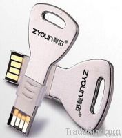 Metal USB Flash Drive Key Style with Logo printing and OEM Service