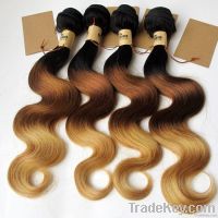 Wholesale Great 6A hair Weaving Ombre Body Wave 100% Brazilian Hair