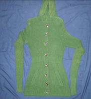 Green Full Sleeves Sweater