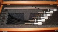STARRETT METRIC MICROMETER SET S436MDXRLZ 150