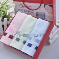 70% Bamboo fiber+30% cotton 32x76cm Solid Soft Home Towel Washcloth Gi