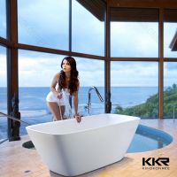 solid surface freestanding bathtub