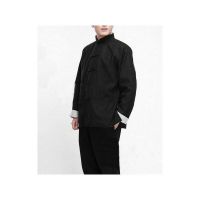 Chinese style long-sleeved male tang outfit Cotton and linen suit Bruce lee kung fu outfit