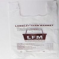 degradable T shirt plastic shopping bag  From Canada