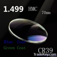 1.1.1stock lens 1.50 HMC Single Vision optical resin lenses high quail