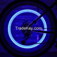 Hot sale colorful bicycle led wheel light bike car tyre tire valve caps