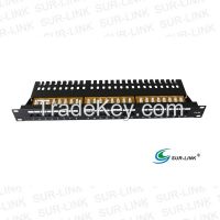 UTP Cat.6A Patch Panel 24 port 