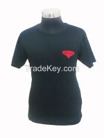 Men's,Black Cotton T-Shirts