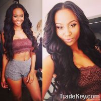 2014 new 100% human hair wigs full lace wis density 130%