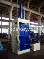 Vertical Waste Cardboard Baler Plastic PET Bottle Baling Press  For Sale