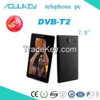 L&Y 7inch DVB-T2 HD digital tv tablet pc, support dual sim dual standby