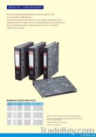 Marble lever arch file, box file