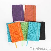 Notebook with leather cover