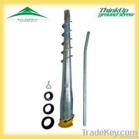 Galvanized screw pile TP N67.5*560L