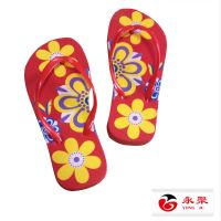 Adorable EVA kid flip flop with pretty pattern