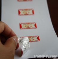 Anti-counterfeiting fragile label