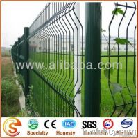 RAL6005 PVC Coated Curved welded Fence Panel