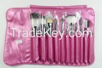 11 pcs synthetic hair professional cosmetic make up brush
