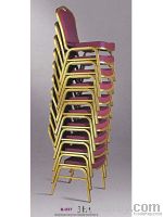 Stacking Aluminum Hotel Banquet Wedding Metal Hall Dining Chair (B-039) From China