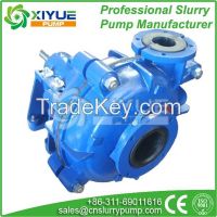 Rubber lined slurry pump