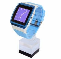 2014 new arrival smart bluetooth android silicone sync phone music camera watch